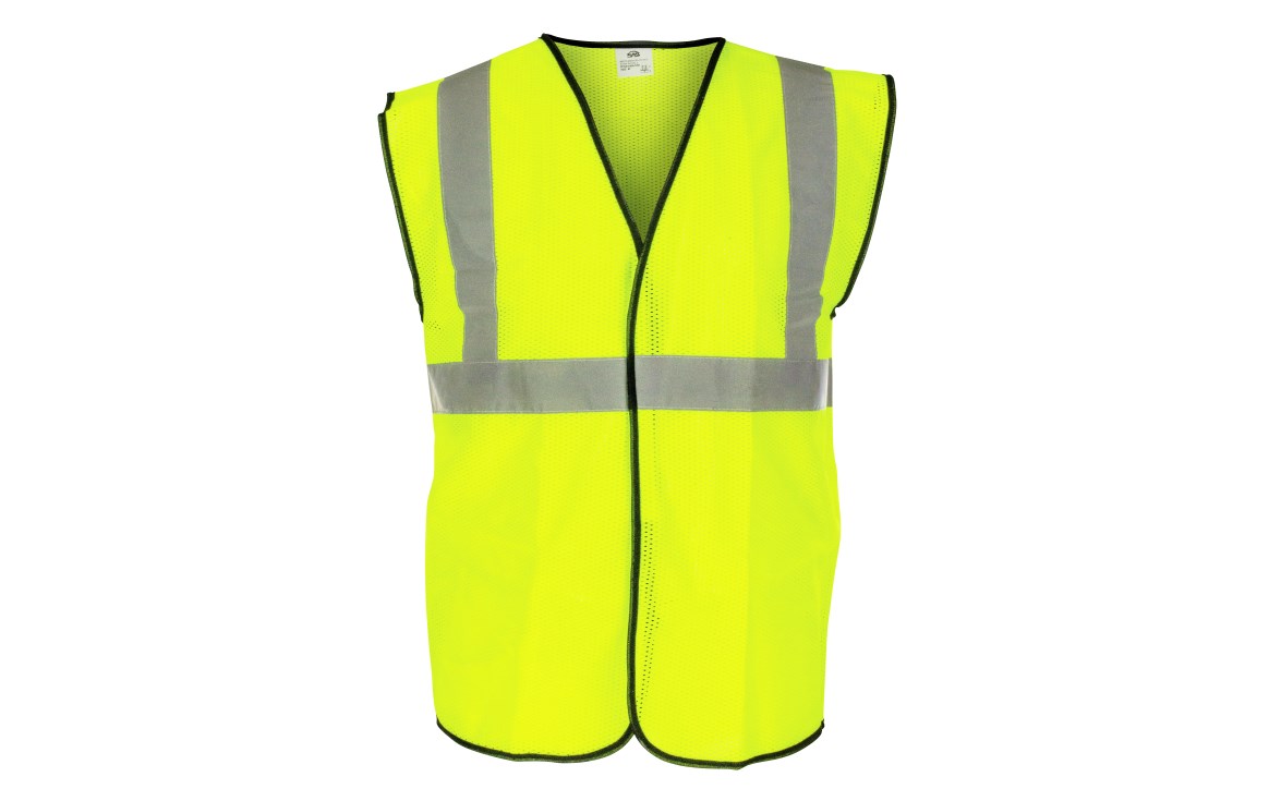 DEUXIEME CLASSE - sacchi Deuxieme Classe  FUR VEST Class 2 - Brilliant Hi-Viz Safety Vest - Discount Safety Gear